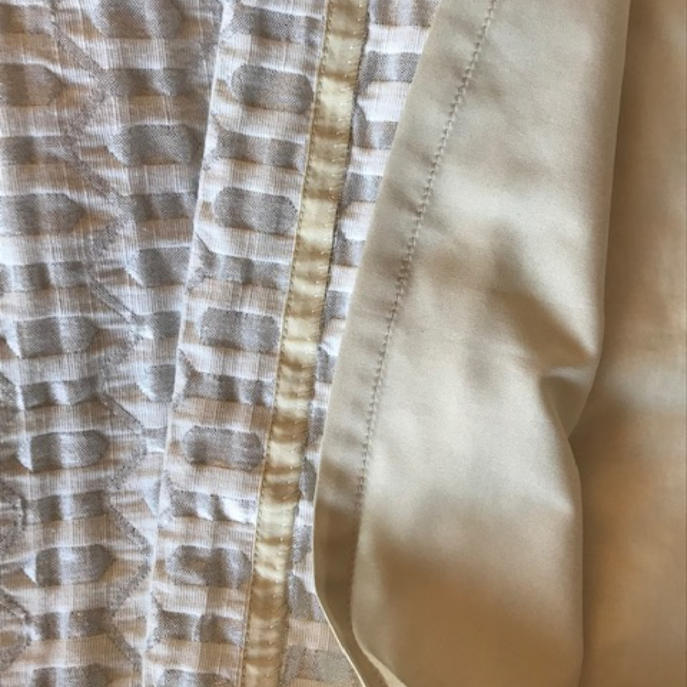 Banana Republic Metalic and Off White Skirt - Picture 3 of 5